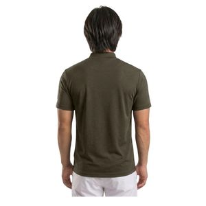 Camiseta de Compresión Slim Fit Color Oliva para Hombre, Elástica, Transpirable, para Gimnasio, Fitness, Entrenamiento, Ropa Deportiva de Alto Rendimiento, OEM, ODM, Venta al Por Mayor - Product Image 2