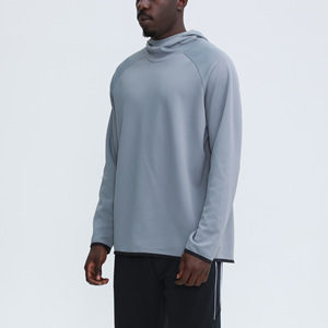 Sweat-shirts pour hommes avec logo personnalisé, marque privée, vêtements de sport pour la salle de sport, sweat-shirt en polyester personnalisé - Product Image 2
