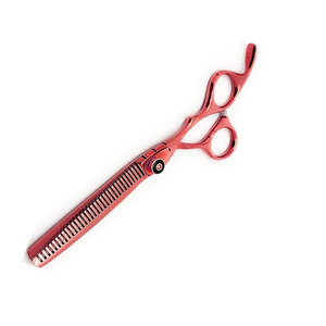 Ciseaux de coiffure professionnels en acier inoxydable approuvés CE, à lame affûtée, 32 dents, manche moyen – Instruments de coupe à usage unique - Product Image 3