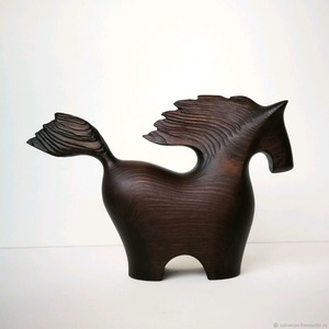 Artisanat en bois, statues d'animaux, sculptures de l'ours et du lion sculptées à la main, sculptures en bois pour la décoration de la maison - Product Image 5