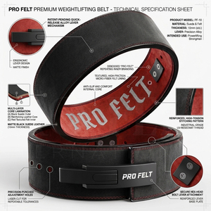 Premium Suede Lever Buckle Weight Lifting <b>Belt</b> 10mm 13mm Leather Powerlifting Gym Fitness Back Support Custom Embroidery <b>Belt</b> - Product Image 2