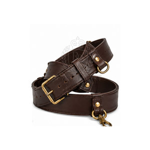 Ceinture Sam Browne personnalisée en cuir formel avec sangle réglable, boucle classique et finition de qualité pour les événements - Product Image 5