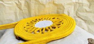 Sac bandoulière léger en jute, élégant et tendance, pour un usage quotidien - Product Image 4