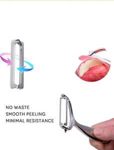 Durable Professional Stainless Steel Y Shaped <b>Vegetable</b> Peeler Sharp Serrated <b>Fruit</b> Cutter And Potato Peeler For Home Kitchen Us - Product Image 4