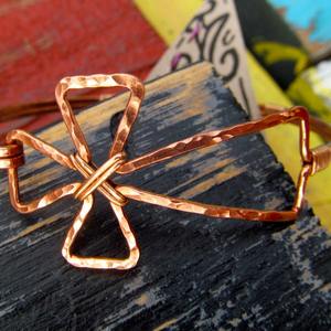 Copper Alloy Cuff Bracelet Antique Copper Plated Vintage Style Unisex Jewelry Adjustable Wristband <b>men</b> women wear new - Product Image 3