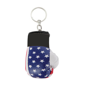 Llavero de mini guante de boxeo de cuero artificial, accesorio colgante para coche, regalo de MMA, soporte para llaves, diseño de tamaño personalizado - Product Image 3