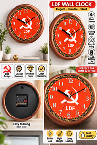Reloj de Pared Moderno con Icono Político Impreso Personalizado, Decoración para el Hogar - Product Image 3