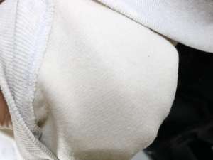 Sudadera con cuello alto UKWT ASH GREY, 100% algodón, con apliques bordados en azul marino, cuello ancho, CLUSH SPORTS - Product Image 6