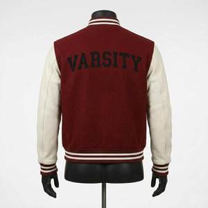 Veste universitaire de qualité supérieure, veste bomber personnalisée avec patch OEM, commande en gros de vestes universitaires, veste universitaire personnalisée avec nom et logo, vestes d'équipe scolaire - Product Image 2