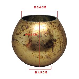 New Collection Gold Antique Fancy <b>Glass</b> High Quality Handmade Decorative Vintage Multi Purpose <b>Small</b> Candle Votive Tumbler & Jar - Product Image 5