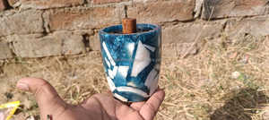 Brûleur d'encens Bakhoor en résine moderne artisanal, cadeau arabe élégant pour les festivals du Ramadan et de l'Aïd - Product Image 6