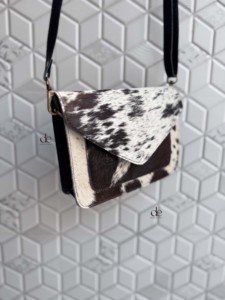 Sac bandoulière élégant en cuir de vachette véritable, nouvelle collection, motif western bohème, sac multi-usages pour femme - Product Image 2