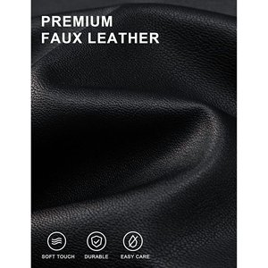 Fleece Lined <b>Men</b> Leather Jacket <b>Thermal</b> Winter Biker Coat Hooded Collar Long Sleeve Heavy Outerwear Embossed Breathable - Product Image 5