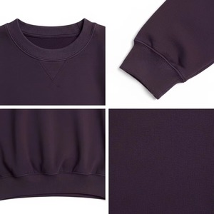 Sudadera Oversize de Cuello Redondo para Mujer, con Logotipo Personalizado, Estilo Casual Urbano, Fabricante OEM ODM - Product Image 4