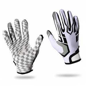 Gants de football américain personnalisés avec grip adhésif, gants de receveur professionnels antidérapants pour le sport - Product Image 2