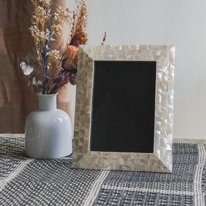 Picture <b>frame</b> from mother of pearl shell ivory color small medium <b>large</b> various size photo <b>frames</b> - Product Image 6