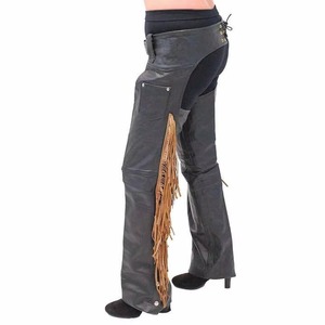 Chaps d'équitation en cuir véritable de haute qualité, taille plus, confortables, respirants, imperméables, anti-UV, avec logo personnalisé - Product Image 2