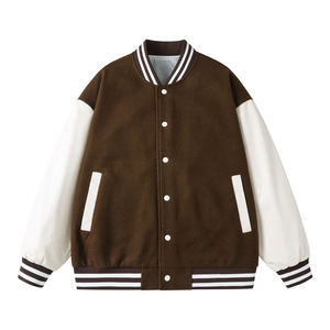 Wholesale Long Sleeve Classic Baseball Style <b>Winter</b> <b>Jacket</b> Vintage College Custom Letterman Varsity <b>Jacket</b> for Men - Product Image 2
