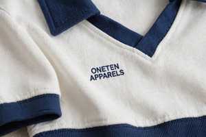 เสื้อโปโลแขนสั้นผู้หญิง คอวี คอปกสีตัดกัน สไตล์พรีปปี้ - Product Image 5
