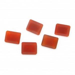 Nouveau produit : Pierre précieuse naturelle de cornaline facettée de qualité supérieure, taille octogonale, pour la fabrication de bijoux, vente en gros et accessoires DIY - Product Image 4