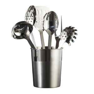 Wholesaler Silver Finished Metal Steel Cutlery Holder <b>Utensil</b> Organizer With 3 Compartment For <b>Kitchen</b> Dining Table Decor - Product Image 3