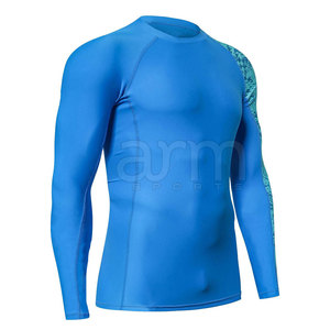 Vêtements de sport respirants pour hommes, rashguard personnalisé avec logo, style de qualité supérieure, rashguard MMA à vendre - Product Image 2