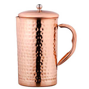 Jarra de cobre vintage ecológica de 1.5L, jarra de metal duradera para bebidas, uso en fiestas, jarra de cobre puro en oferta - Product Image 2