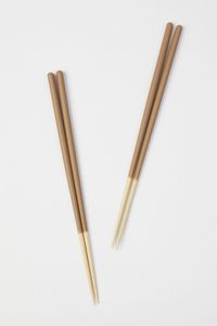 Baguettes chinoises en bois, baguettes à sushi japonaises, ensemble de baguettes réutilisables, baguettes coréennes, vaisselle en bois pour la cuisine et la table, en solde - Product Image 5