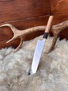 Cuchillo de caza con mango de madera y hoja de acero inoxidable - Product Image 3