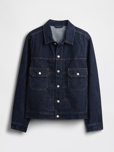 Best Selling <b>Men</b> <b>Canvas</b> Winter Denim <b>Jackets</b> with Front Logo Customized Breathable Eco-Friendly Quick Dry New Arrival - Product Image 3