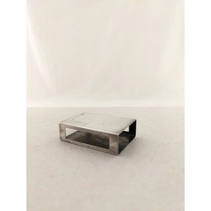 Boîte d'allumettes vintage en aluminium avec tiroir en bois, allumettes rouges, durable, pour usage domestique - Product Image 4