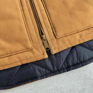 Gilets en toile pour hommes de style reworké Carhrtt, disponibles en plusieurs couleurs - Product Image 3
