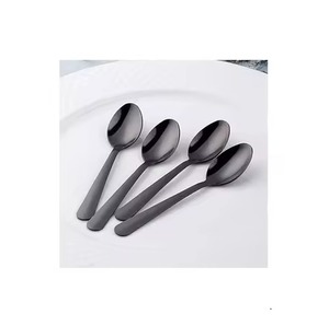 <b>High</b> Quality Metal Coffee Tea Spoon Stainless Steel Sugar Spoon Dessert Spoon <b>Kitchen</b> Dining <b>Table</b> Cutlery - Product Image 4