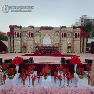 Indian Traditional Mahal Theme <b>Wedding</b> Stage Indoor Outdoor New Arrival Fiber Material - Product Image 4