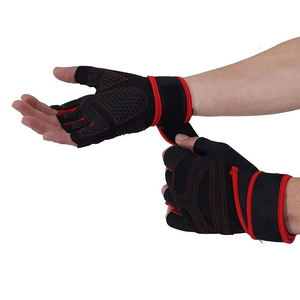 Wholesale Custom Logo Comfortable Fitness Workout <b>Gloves</b> Gym <b>Weight</b> Lifting Sport Cross Training Grip With Wrist Support - Product Image 6
