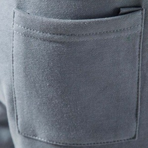 Pantalones Cortos Bermuda de Algodón de Color Liso para Hombre, con Cordón en la Cintura, Tejido de Punto Casual, de Tiro Medio, Transpirables, para Entrenamiento y Descanso - Product Image 5
