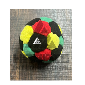 Haadis International HI-HSB-0012 Footbag <b>Hacky</b> <b>Sack</b> Custom Logo Filling Sand/Plastic Beads Wholesale Synthetic Suede Footbag - Product Image 3
