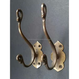 Metal Keys Holder <b>Door</b> & Wall Mounted <b>Hooks</b> Set of 2 Weatherproof Metal Casted Coats Clothes <b>Hanger</b> Holding Wall <b>Hooks</b> Latest - Product Image 6