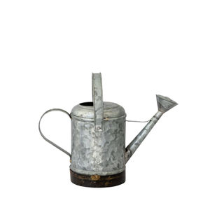 Regadera de Metal Galvanizado Vintage, Maceta Rústica de Estilo Campestre, Maceta Decorativa de Hierro, Acero Gris Envejecido, para Interiores y Exteriores, Jardín - Product Image 6