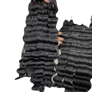 ผมต่อแบบเวฟลอนธรรมชาติ ผมแท้จากผู้บริจาคคนเดียว แบบเทปติด ราคาขายส่ง - Product Image 1