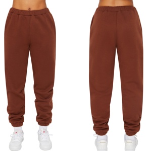 Survêtement d'hiver en coton et polyester écologique avec logo personnalisé pour femmes ensemble de jogging deux pièces - Product Image 5