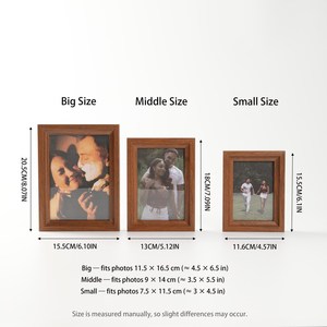Hand Crafted Acacia Wooden Picture <b>Frame</b> Handmade Wooden Photo <b>Frame</b> | Solid Wood Picture <b>Frame</b> | Rustic Home Décor - Product Image 2