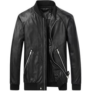 Chaquetas de cuero personalizadas al por mayor, estilo vaquero, lisas, para hombre, estilo motociclista. - Product Image 3