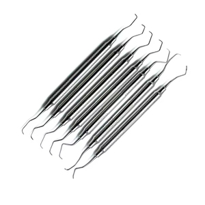 2026 Instruments chirurgicaux professionnels personnalisés pour chirurgie générale, Curettes Gracey, Ensemble de grattoirs à faucille Hu-Friedy, 7 pièces manuelles - Product Image 5