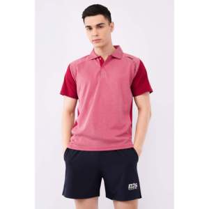 T-shirt à col polo STAG ICONIC Aero rouge ST-AR1 - Product Image 3