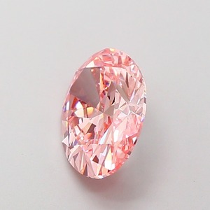 Diamant CVD rose vif fantaisie de 2,1 carats, de forme ovale, de luxe, cultivé en laboratoire, clarté VS1, polissage excellent, diamant non monté pour bijoux - Product Image 2