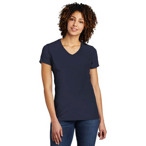 Camiseta de manga corta con cuello en V para mujer. 95% Algodón, 5% Elastano. Camiseta de 180 g/m² - Product Image 1