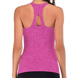 High Quality Women's 100% Polyester Tank <b>Top</b> Custom Wholesale Bulk Breathable Eco-Friendly Quick Dry Summer Knitted Wear Casual - Product Image 3
