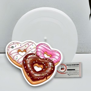 Plaques magnétiques en acrylique pour extensions de cils, motif carré, papillon, fraise, crème glacée, les plus tendance, marque privée - Product Image 4