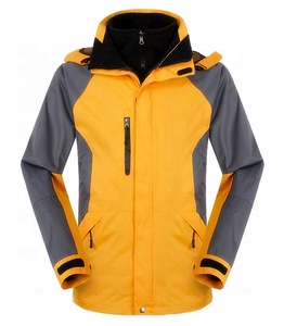 Veste d'hiver coupe-vent imperméable respirante en softshell à col montant, écologique, à séchage rapide, pour homme - Product Image 2